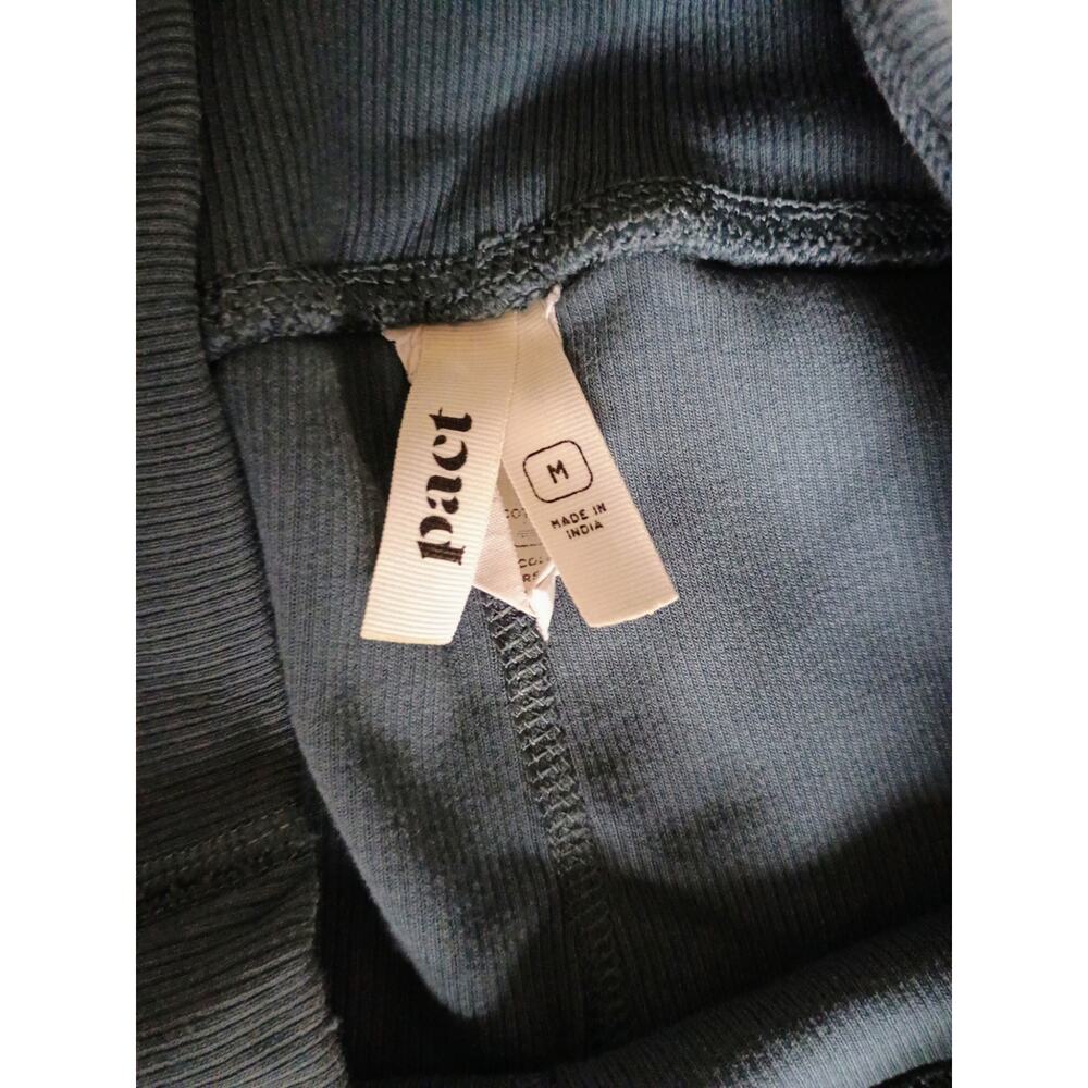 Pact organic cotton ribbed leggings sustainable granola stretchy athleisure M - Picture 9 of 12